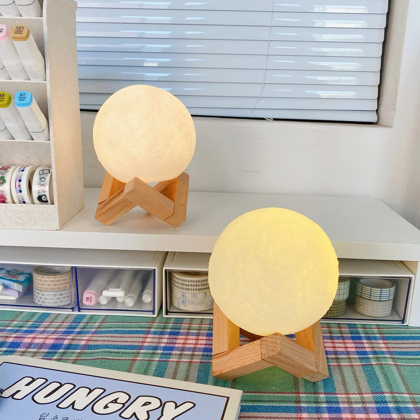 The Moon Light Desk Canvas