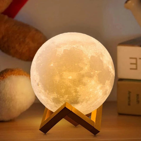 8cm Moon Lamp LED Night Light Lamp